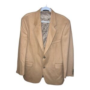 Gianfranco Ruffini Camel Hair Blend Blazer Jacket Size 42S BU1